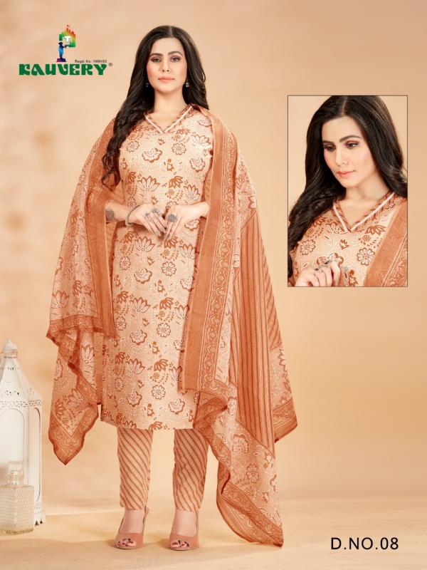 Kauvery Libas Vol 1 Ready Made Cotton Suit Collection